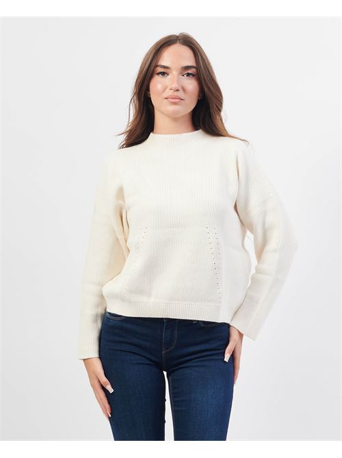 Armani Exchange Women's Sweater in Heavy Cotton ARMANI EXCHANGE | 6DYM2Q-YM1VZ1130